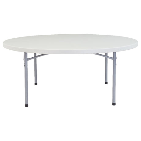 National Public Seating BT71R NPS® Heavy Duty Round Folding Table 71" Dia. Round