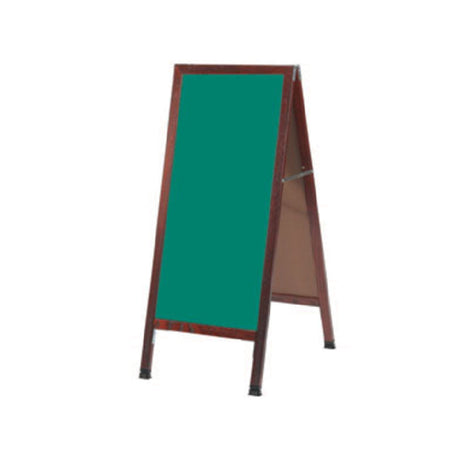 Aarco MA-311SG Sidewalk Chalkboard 18"W X 42"H Green Porcelain Board