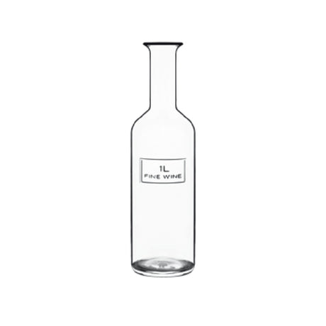 Bauscher Hepp 11202/30 - Wine Serving Bottle, 34 Oz. (35.25 Oz. Brimful), 3-1/2" Dia. X 12-1/2"H