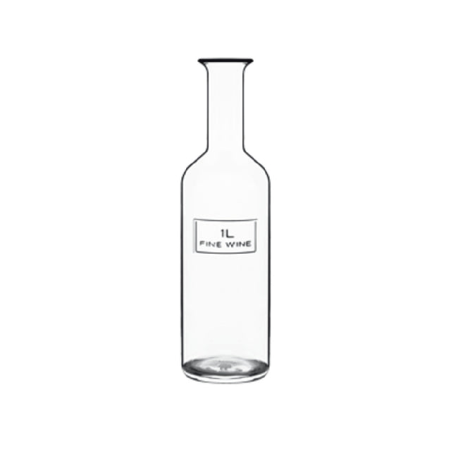 Bauscher Hepp 11202/30 - Wine Serving Bottle, 34 Oz. (35.25 Oz. Brimful), 3-1/2" Dia. X 12-1/2"H