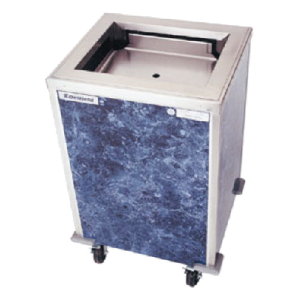 Delfield T-2020H Dispenser Heated Tray Enclosed Mobile Design