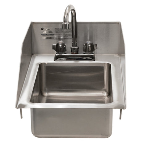 Advance Tabco DI-1-5SP-EC-X Special Value Drop-In Sink 1-compartment 10" Wide X 14" Front-to-back X 5" Deep Bowl