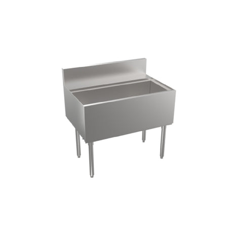 Krowne KRS-36DP-10 - Stadium Series Underbar Ice Bin/Cocktail Unit, Built-in 10-circuit Cold Plate