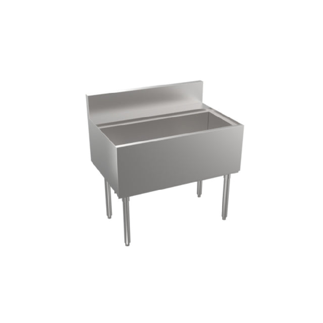 Krowne KRS-36DP-10 - Stadium Series Underbar Ice Bin/Cocktail Unit, Built-in 10-circuit Cold Plate