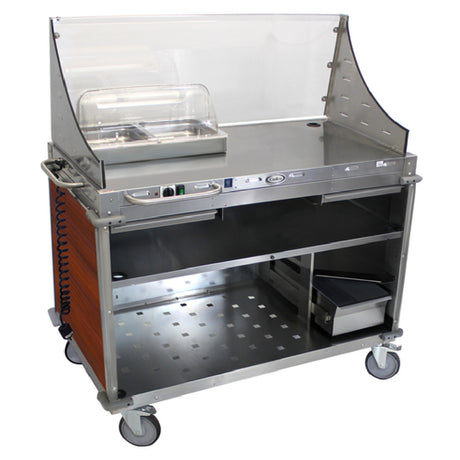 Cadco CBC-DC-L5 Mobile Demo/ Sampling Cart Large Full Size Buffet Server