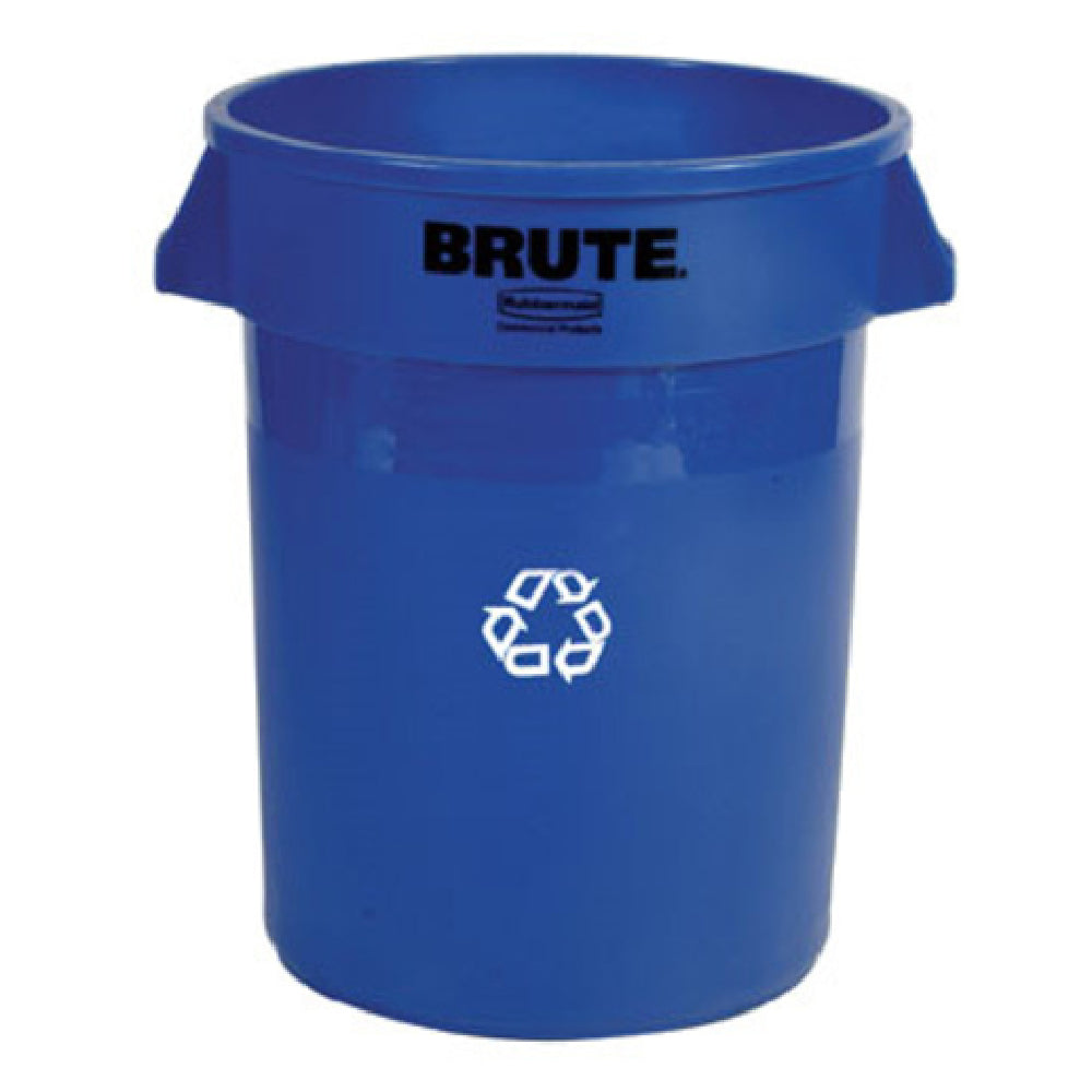 Rubbermaid FG262073BLUE - BRUTE® Recycling Container, Without Lid, 20 Gallon