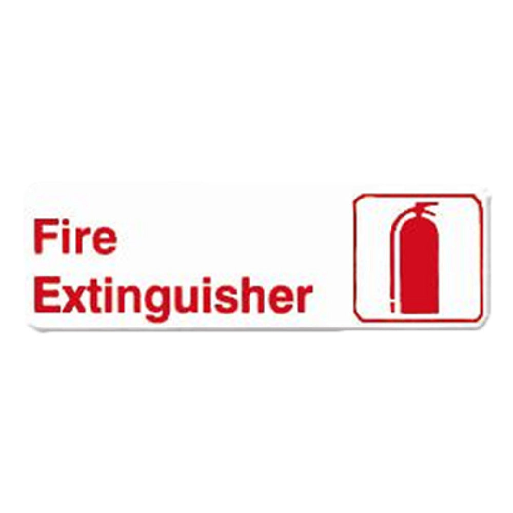 Thunder Group PLIS9316RD Information Symbol Sign 9" X 3" "Fire Extinguisher"