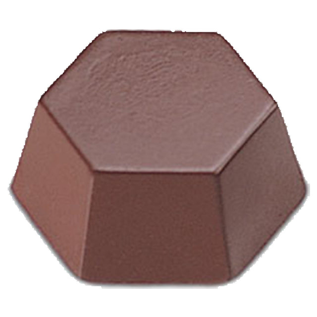 JB Prince K521 Chocolate Mold (36) Oblong 1/2"L X 1-3/4"W X 11/16"H (13mm X 45mm X 18mm)