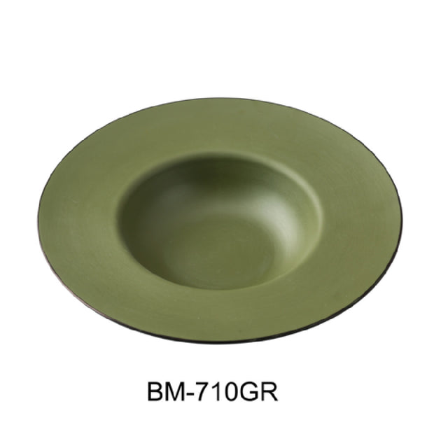 Yanco BM-710GR Dessert Plate 9-1/4"W X 9"D X 1-7/8"H 10 Oz