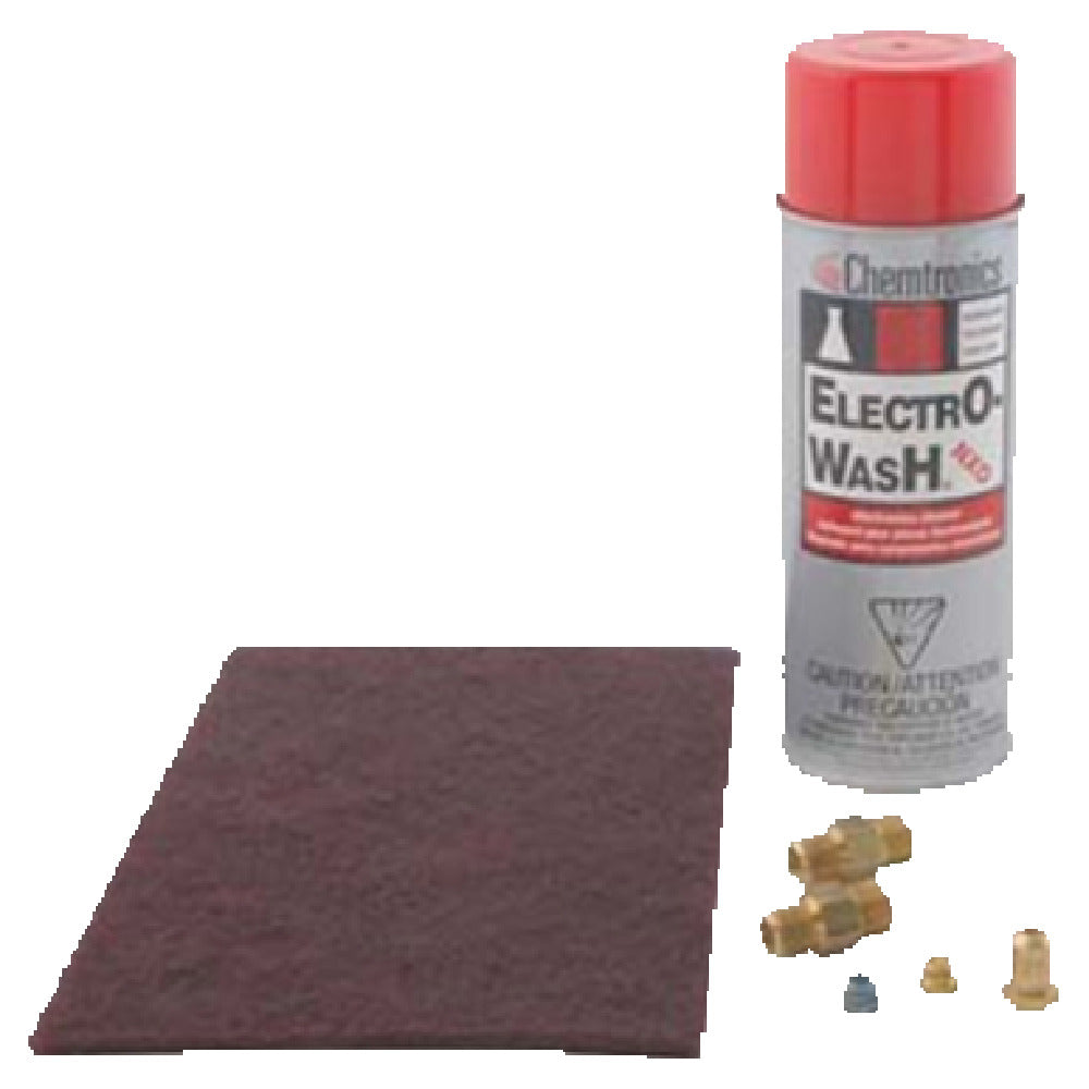 Franklin Machine Products 197-1184 Broiler Cleaning Kit Includes (2) Orifice Holders Can Of Cleaner