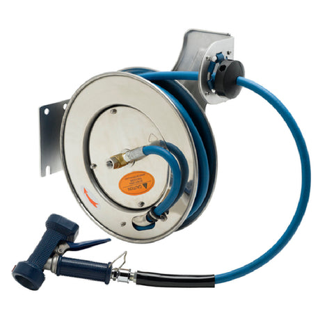 T&S Brass B-7133-03 Hose Reel System Open 1/2" X 35' Hose With Stainless Steel Rear Trigger Spray Valve (with A 7/16" Orifice)