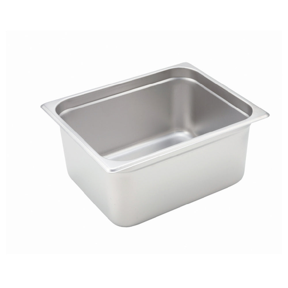 Winco SPJH-206 Steam Table Pan 1/2 Size 10-3/8" X 12-3/4" X 6" Deep