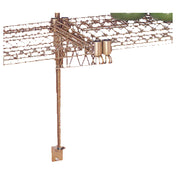 SPG PWS14E2 - ISS Post Mount Wall Bracket, Double, For 14" Shelf