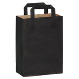 PacknWood 210MCABN - Mini Takeout Bag, 6.85" X 3.7" X 8.9"H, Freezer Safe