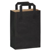 PacknWood 210MCABN - Mini Takeout Bag, 6.85" X 3.7" X 8.9"H, Freezer Safe