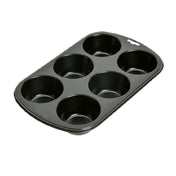 Bauscher Hepp 23.0064.6213 - Muffin Pan, 11-2/5"L X 7"W, 6 Cavities