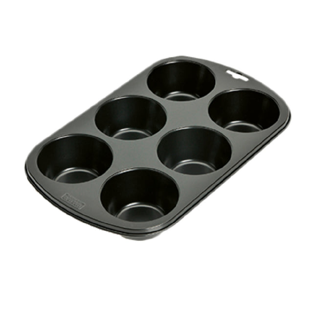 Bauscher Hepp 23.0064.6213 - Muffin Pan, 11-2/5"L X 7"W, 6 Cavities