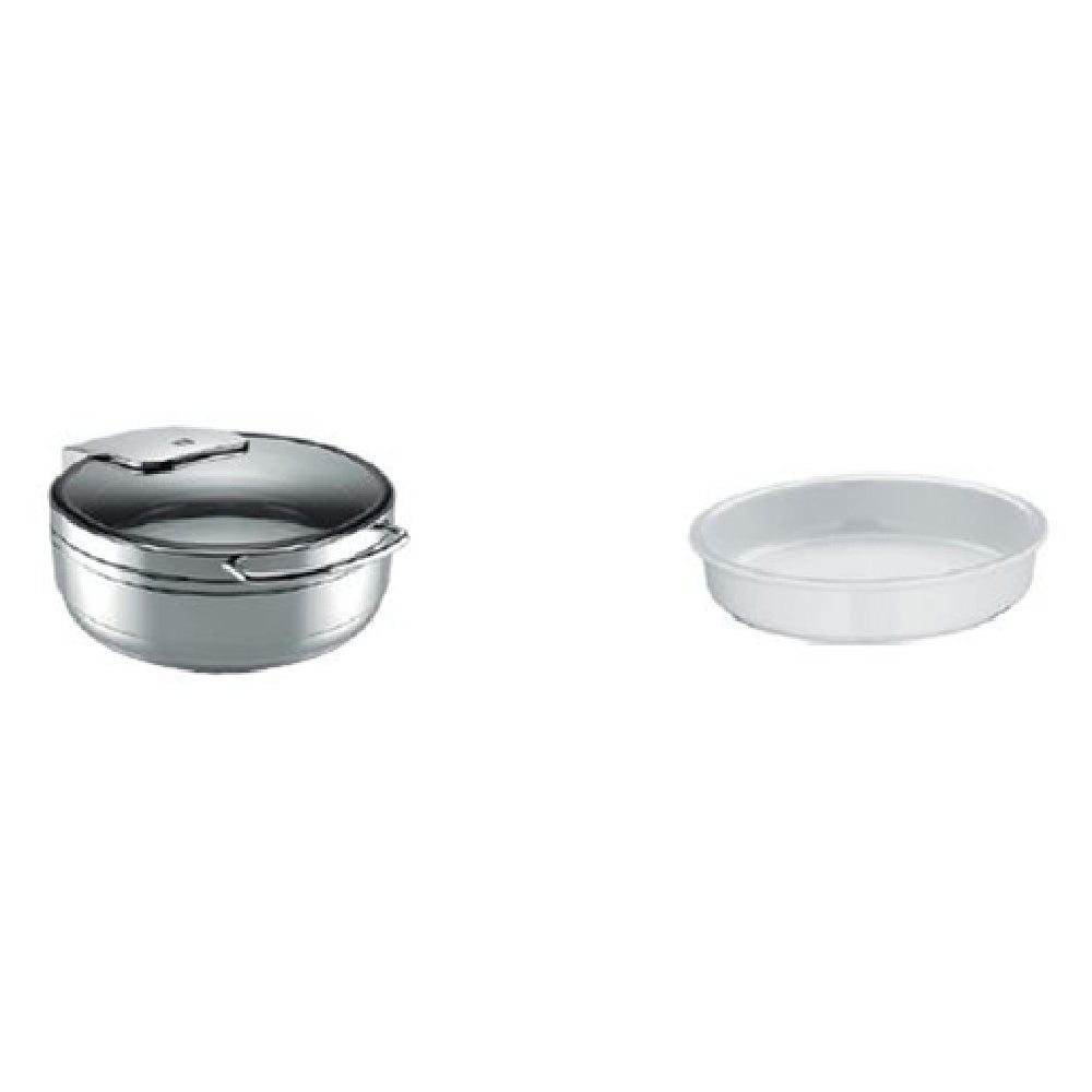 Bauscher Hepp 57.0001.6000 - Chafing Dish Promo Kit, Includes: (1) Round Induction Chafing Dish (57.0001.6040) & (3) 106 Oz.