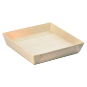 PacknWood 210SAMBQ170 - Samurai Tray, 28 Oz., 6.6" X 6.6" X 1.4"