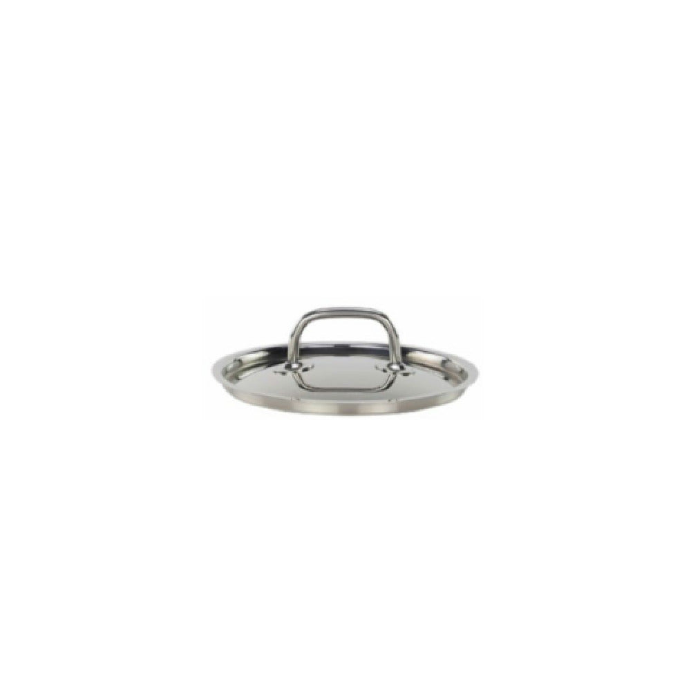 Tuxton WSZW-071 TUXSTEEL 7-1/8" Lid 7.125" Dia. Stainless Steel