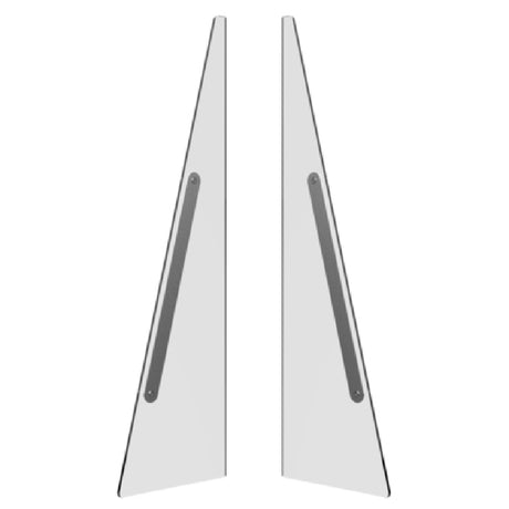 Steelite MGSVSDSM0201 Mogogo Buffet Solutions V-Shield Breath Guard Corner Panels