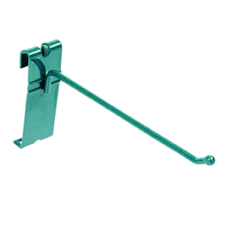 Quantum SG-HOOK6P Store Grid Hook 6" Green Epoxy Antimicrobial Finish