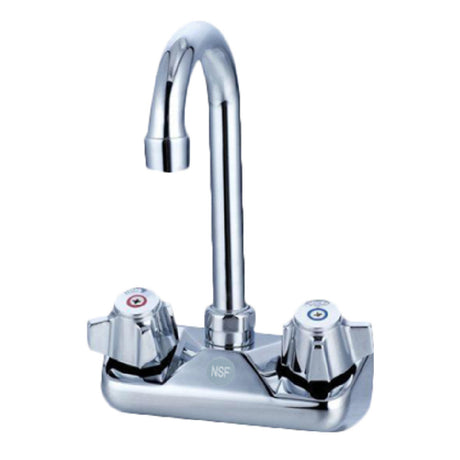 Turbo Air CD-804L Hand Sink Faucet Wall Mount 3-1/2" Swing Gooseneck