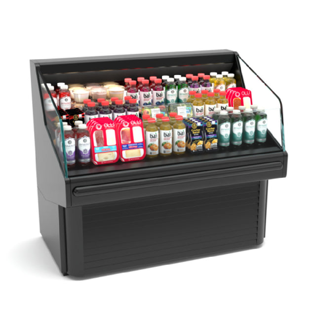 Hussmann SHM4A-QS (Quick Ship) MicroSC™ Horizontal Open Merchandiser 48" W 3-step Shelf Configuration