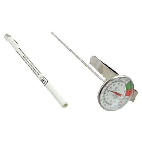 Franklin Machine Products 521-1008 Espresso Thermometer 7-1/2"L 1-3/4" OD Face