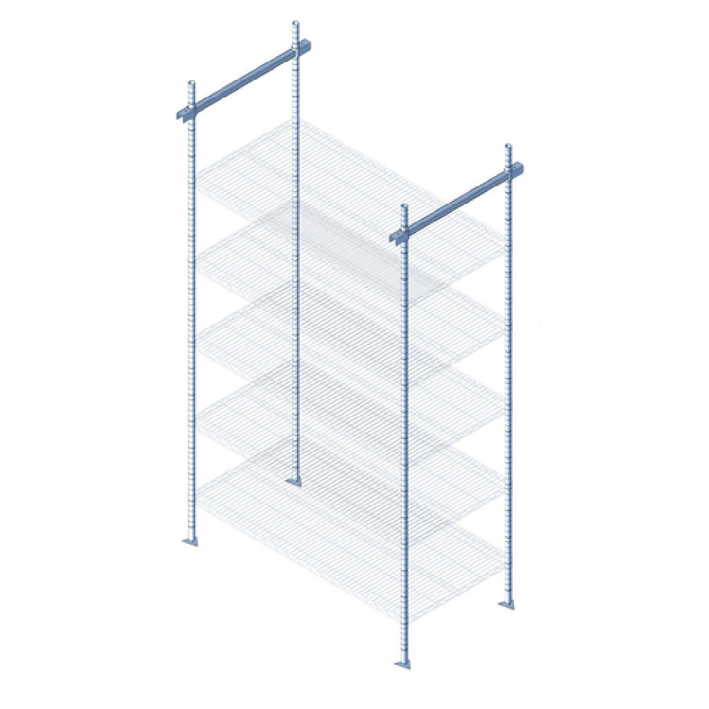 Quantum TTK-C24X Intermediate Kit 24" Includes: (4) 86"H Posts (pre-inserted Leveler)