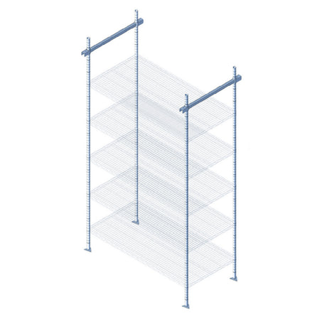 Quantum TTK-C21X Intermediate Kit 21" Includes: (4) 86"H Posts (pre-inserted Leveler)