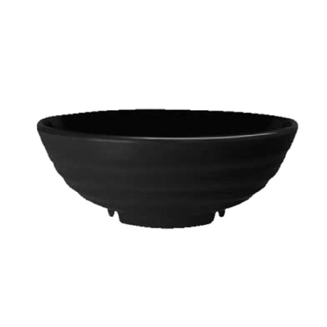 GET Enterprises B-787-BK Black Elegance™ Bowl 1-1/10 Qt. (1-2/5 Qt. Rim Full) 7-3/4" Dia. X 3"H