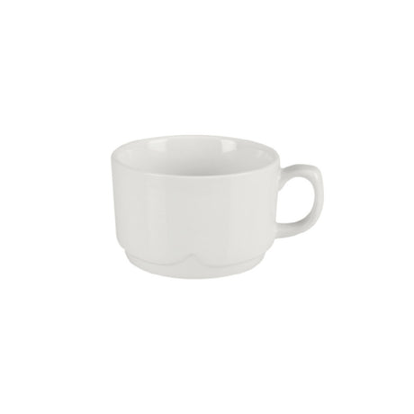 Steelite DCI148PW Latte Cup 16 Oz. 4-1/2" Dia. (5-3/4" With Handle) X 3"H