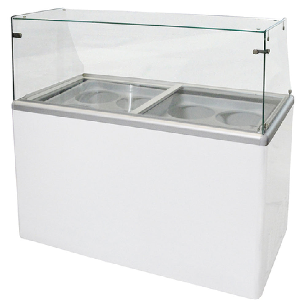 Excellence EDC-8HC Ice Cream Dipping Cabinet 47-1/2"W 12.5 Cu. Ft. Capacity