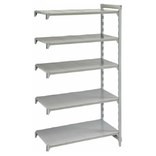 Cambro CPA185464V5480 Camshelving® Premium Add-On Unit 18"W X 54"L X 64"H 5-tier