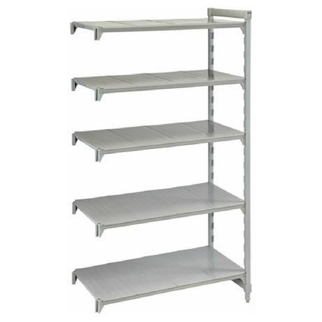 Cambro CPA247284S5PKG Camshelving® Premium Add-On Unit 24"W X 72"L X 84"H 5-tier