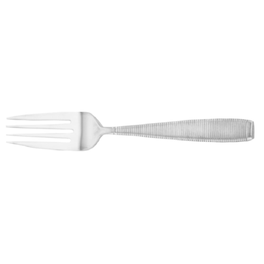 Steelite WLMAS051 Table Fork 8-1/8" Grooved Handle