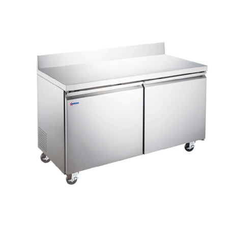 Omcan 50098 (FR-CN-1524-BS-HC) Worktop Freezer Two-section 60"W