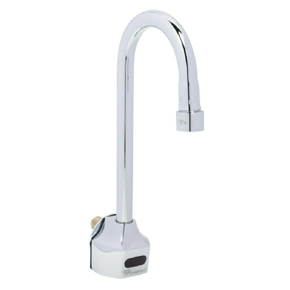 T&S Brass EC-3101-BA ChekPoint™ Electronic Faucet Wall Mount 4-1/8" Rigid Gooseneck With 2.2 GPM VR Aerator