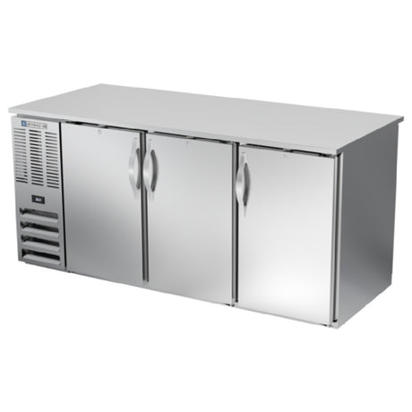 Beverage Air BB72HC-F-PT-S - Refrigerated Open Food Rated Back Bar Pass-Thru Storage Cabinet