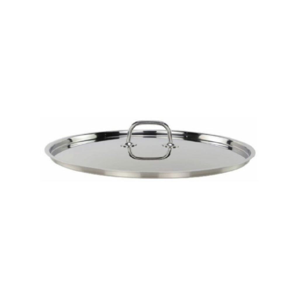 Tuxton RSZW-142 TUXSTEEL 14-1/4" Lid 14.25" Dia. Stainless Steel