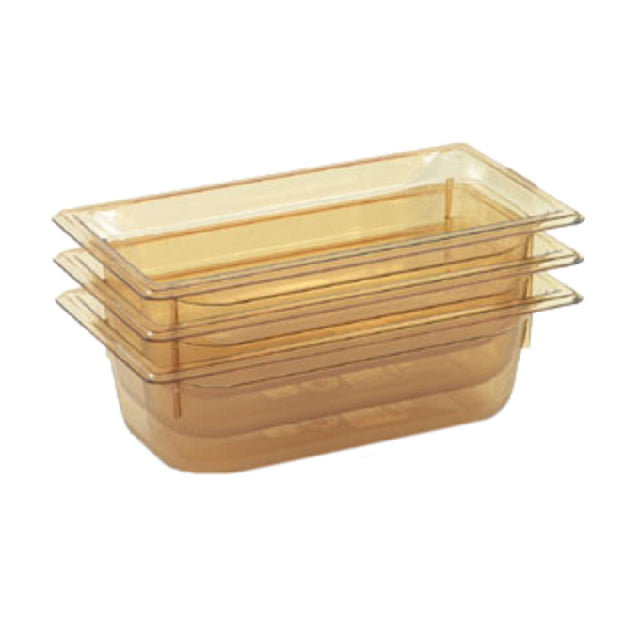 Vollrath 9032410 Super Pan® 1/3 GN Food Pan 2-1/2" Deep High-temp Amber Resin