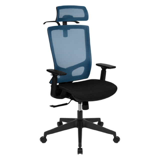 Flash Furniture H-2809-1KY-BL-GG Layla Ergonomic Mesh Office Chair With Synchro-Tilt