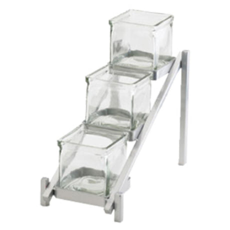 Cal Mil 1149-74 Jar Display 6-1/4"W X 13-1/4"D X 11-1/2"H 3-tier