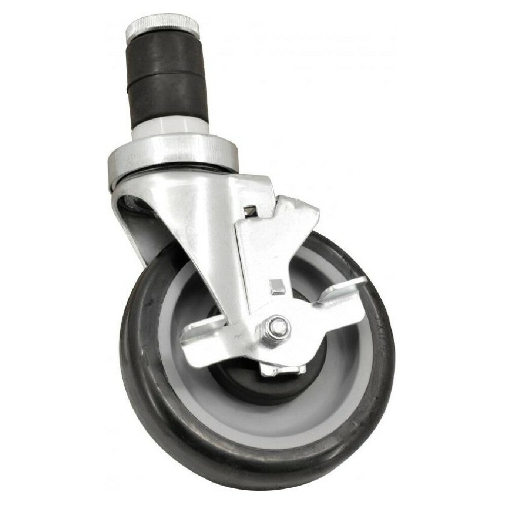 Omcan USA 14395 - (14395) Caster, 5" Dia., Swivel Stem With Brake