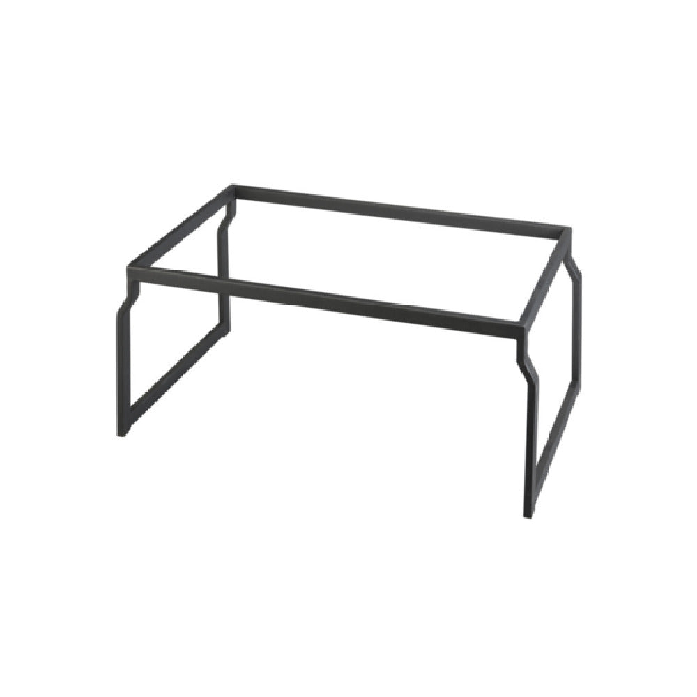 FOH BRI034BKS18 Smart Buffet Ware® T-Collection Riser 10" Full Size