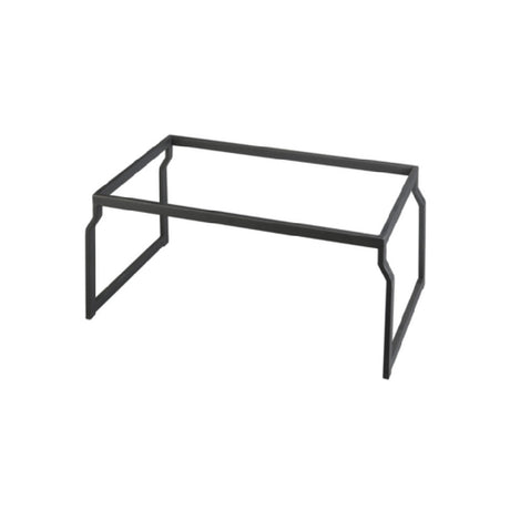FOH BRI034BKS18 Smart Buffet Ware® T-Collection Riser 10" Full Size