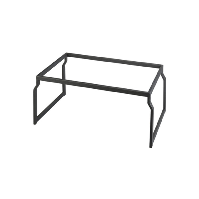 FOH BRI034BKS18 Smart Buffet Ware® T-Collection Riser 10" Full Size