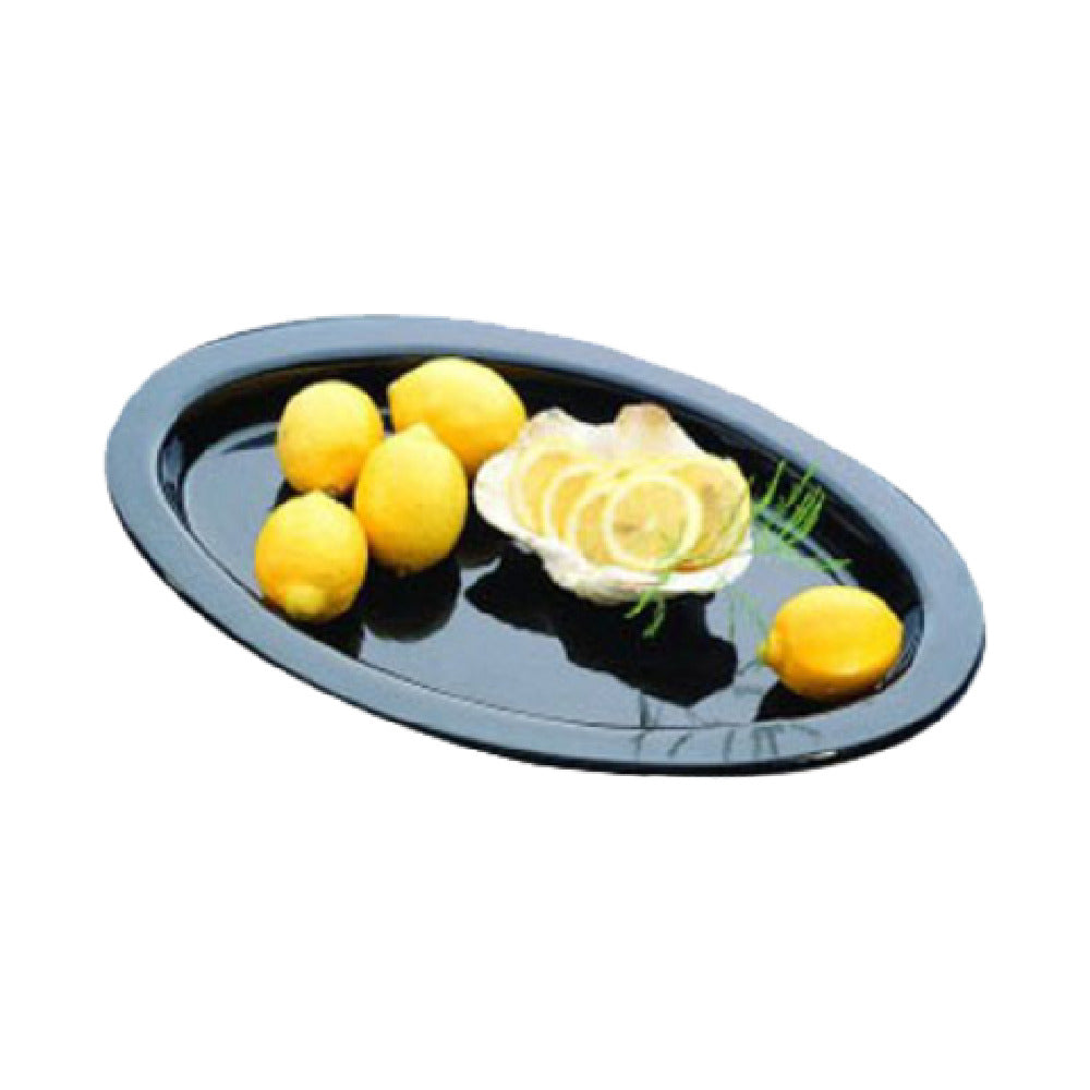 Bon Chef 5110SMOKEGRA - Casserole Dish, 11-3/8" X 17-3/8" X 1" Deep, Oval