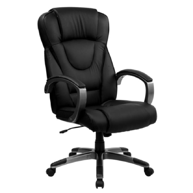 Flash Furniture BT-9069-BK-GG Executive Swivel Office Chair 45-1/2" To 49-1/4" Adjustable Height